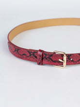 Snake Textured Belt